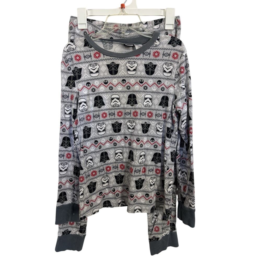 Star Wars Women’s Darth Vader Fair Isle Christmas Pajamas Size Large Cotton